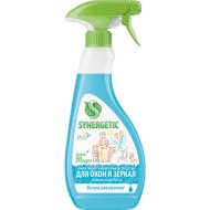 Средство для мытья окон и зеркал «Synergetic» океанский бриз, 0.5 л
