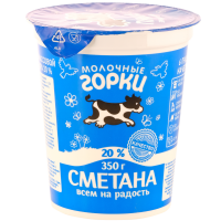 

Сметана (20%,ст,МГ) 350г