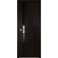 Дверь «ProfilDoors» 6Z Венге кроскут/Черный лак, 200х60 см