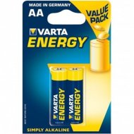 Батарейка «Varta» АА, Energy AA, 2 шт