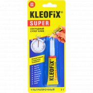 Универсальный клей «Kleofix» Super, секундный, 3 г