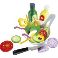 Набор игрушечной посуды «Hape» овощной салат, E3174_HP