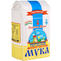 

Мука пшеничная М54-25 (фас,в/с)Лида 2кг