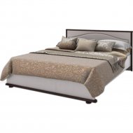 Кровать «Мебель-КМК» 1400 Сицилия, КМК 0852.7, белый/дуб портовый, дуб полярный