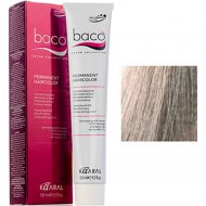 Крем-краска для волос «Kaaral» с гидролизатами шелка, светло-пепельный блондин, Baco 8.10, 100 мл