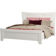 Кровать «Мебель-КМК» 1600 Вирджиния 1, КМК 0862.4, белый/пломбир