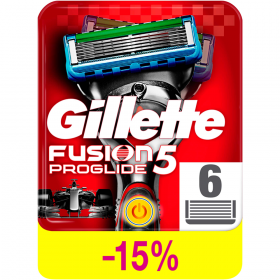 Смен­ные кас­се­ты для бритья «Gillette» Fusion ProGlide Power, 6 шт