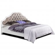 Кровать «Мебель-КМК» 1600 Искушение 2, КМК 0647, белый/белый/Astra5