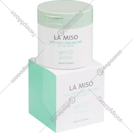 Салфетки для лица «La Miso» очищающие и отшелушивающие, рH 5.0, 70 шт