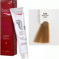 Крем-краска для волос «Kaaral» с гидролизатами шелка, каштановый блондин, Baco 8.30, 100 мл