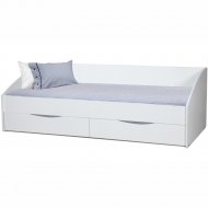 Кровать «Олмеко» Фея - 3, симметричная, белый, 200х90 см