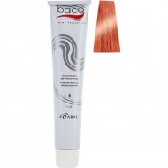 Крем-краска для волос «Kaaral» с гидролизатами шелка, светлый интенсивный медный блондин, Baco 8.44, 100 мл