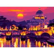 Картина по номерам «Lori» Римский закат, Ркн/ф-082, 28х38 см
