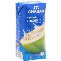 

Кокосовая вода "CHABAA" (100%) 180мл