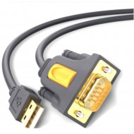 Кабель «Ugreen» USB to DB9 RS-232 Adapter, CR104, Black 20210, 1 м