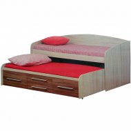 Кровать двухъярусная «Олмеко» Адель - 5, ясень шимо, 190х80 см