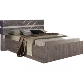Кровать «Мебель-КМК» 1600 Монако 1, КМК 0673.3, сосна натуральная/дуб шато