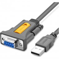 Кабель «Ugreen» USB to DB9 RS-232 Adapter, CR104, Black 20222, 2 м