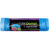 

Мешки д/мусора "DOMPI" с затяж(60л,20шт)