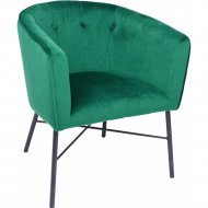 Кресло «AksHome» Almond, зеленый/черный