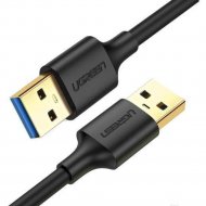 Кабель «Ugreen» USB-A 3.0 Male to Male, US128, Black, 10370, 1 м