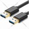 Кабель «Ugreen» USB-A 3.0 Male to Male, US128, Black, 10371, 2 м