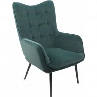 Кресло «AksHome» Bogema, зеленый/черный