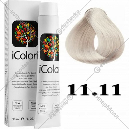 Крем-краска для волос «Kaypro» iColori, 11.11, 90 мл
