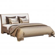 Кровать «Мебель-КМК» 1600-01, КМК 0685.1, дуб сонома/Vegas White