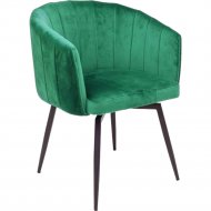 Кресло «AksHome» Melon, зеленый велюр/черный