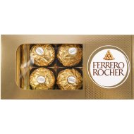 Конфеты из молочного шоколада «Ferrero Rocher» с начинкой из крема и лесного ореха, 75 г