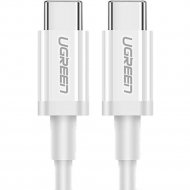 Кабель «Ugreen» USB-C 2.0 Male To USB-C 2.0 Male 3A Data, US264, 60519, White, 1.5 м