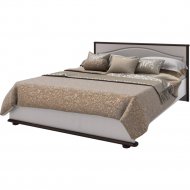 Кровать «Мебель-КМК» 800 Сицилия, КМК 0852.25, белый/дуб портовый, дуб полярный
