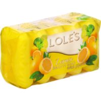 

Туалетное мыло "LOLE'S" (лимон) 5x60г