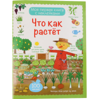 

Книга "ЧТО КАК РАСТЕТ" (с наклейками)