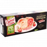 Пирог Сдобная Особа Австрийский штрудель со вкусами клубника и пломбир, 400 г