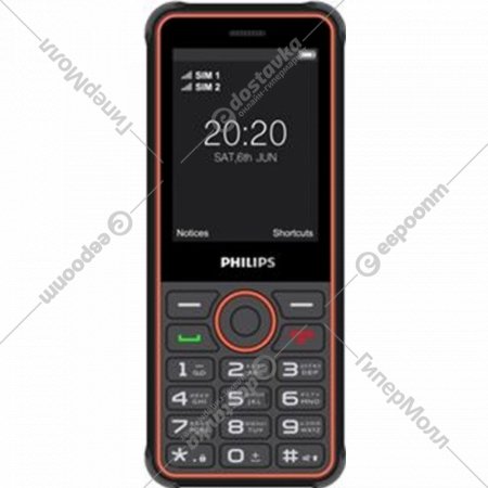 Мобильный телефон «Philips» Xenium E2301, CTE2301DG/00, темно-серый