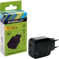 Сетевой адаптер «Ergolux» ELX-РA01QC-C02, черный