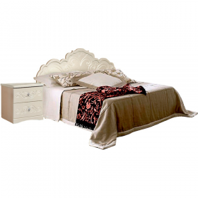 Кровать «Мебель-КМК» Жемчужина, КМК 0380.2, венге светлый/ясень жемчужный