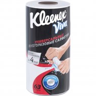 Салфетки многоразовые «Kleenex» Viva, универсальные, 63 шт