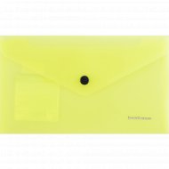 Папка-конверт «ErichKrause» на кнопке, арт. 50303, желтый