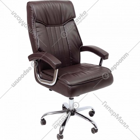 Кресло офисное «AksHome» Connor, Eco, коричневый