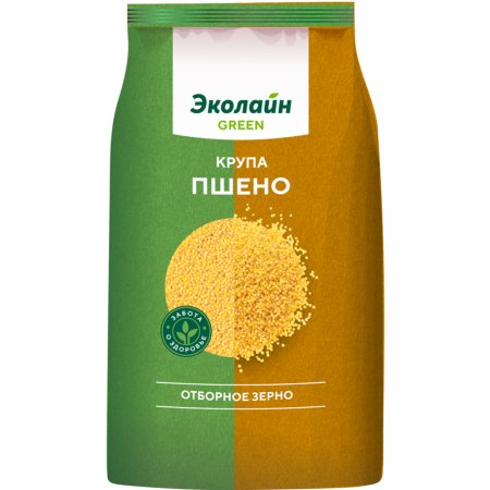 Крупа пшено Эколайн Green, 800 г