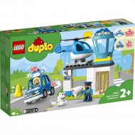 Конструктор «LEGO» Duplo Полицейский участок и вертолёт, 10959