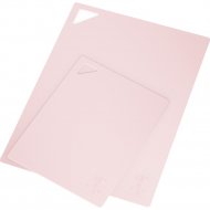 Набор разделочных досок «Альтернатива» гибких, розовый, М8468, 2 шт