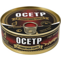 

Осетр в томатном соусе, 240г