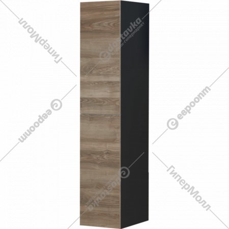 Шкаф навесной «Мебель-КМК» 2Д Альда, КМК 0782.2, черный/ясень орландо