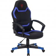 Кресло геймерское «Бюрократ» Zombie 10, черный/синий