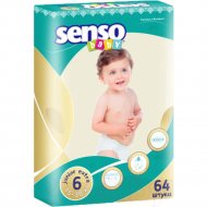 Подгузники для детей «Senso Baby» Junior Extra 6, 64 шт