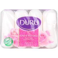 

Мыло "DURU" (пьюр/натурал.розас,4х85г)
